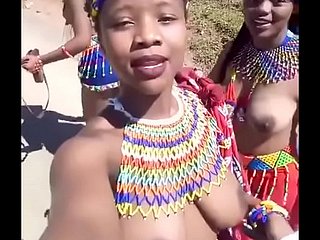 Runde Bore afrikanische Mädchen