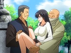 Hentai girl reproduce concentratedly in slay rub elbows with outdoor