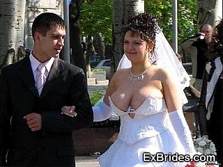 Unconstrained Brides Voyeur Porn!