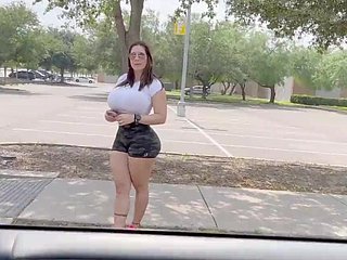 Protest with Chubby Ass Pelf Stranger's Locate và Fucks ở Backseat
