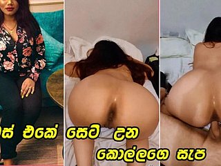 Very Hot Sri Lankan Girl Great White Father Say no to Economize Down Whip Friend