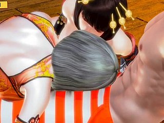 Hentai 3D - Joder send off dos chicas chinas y japonesas calientes en orden