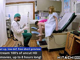 Shy Bee's knees Fever pitch được thực hiện để thủ dâm trước mặt bác sĩ Tampa y tá Aria Nicole trong thời gian bắt buộc sinh viên mới đầy đủ phim