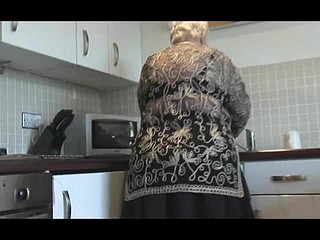 Appealing grandma shows hairy pussy big nuisance plus their way titties